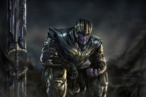 4k Thanos New Art