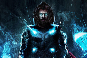 4k Thor In Avengers Endgame Wallpaper