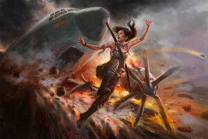 4k Tomb Raider Artwork (1280x1024) Resolution Wallpaper