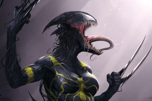 4k Venom Artwork (1400x900) Resolution Wallpaper
