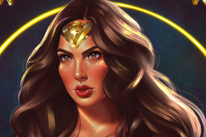 4k Wonder Woman 2020 Artwork (2560x1024) Resolution Wallpaper