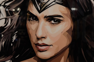 4k Wonder Woman Digital Art (2560x1024) Resolution Wallpaper