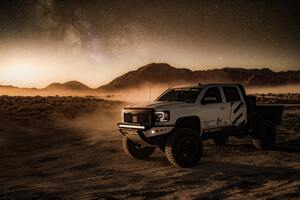 4x4 Offroad Vehicle In Desert