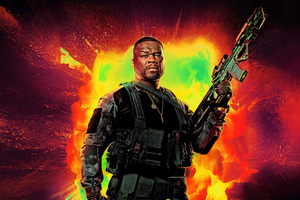 50 Cent As Easy Day The Expendables 4 (2560x1600) Resolution Wallpaper