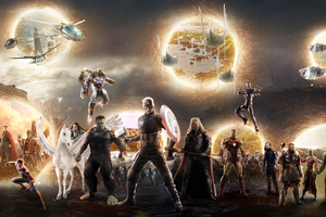 5k Avengers Endgame Final Battle Scene