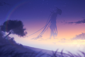 A Giant In The Twilight Sky Wallpaper