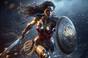 A Legendary Wonder Woman (2932x2932) Resolution Wallpaper