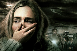 A Quiet Place Movie 2018 Emily Blunt (1360x768) Resolution Wallpaper
