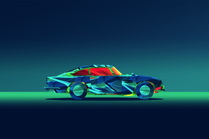 Abstract Car Facets Justin Maller