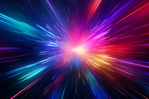 Abstract Colorful Light Years 5k Wallpaper