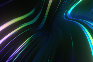 Abstract Colorful Lines Flow 4k