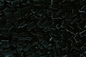 Abstract Cubes Dark 8k