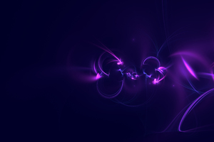 Abstract Digital Art Purple Background 5k