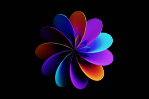 Abstract Flower Of Light (1152x864) Resolution Wallpaper