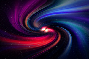 Abstract Galaxy Spiral 4k