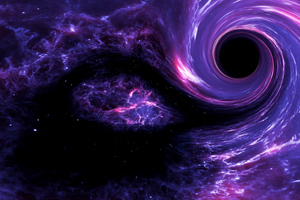 Abstract Galaxy Universe Deep Space Nebula 5k