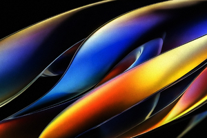 Abstract Gradient Symphony (1152x864) Resolution Wallpaper