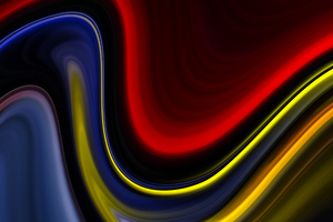 Abstract Lines Neon 4k