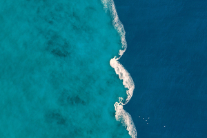 Aerial Blue Ocean