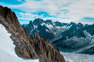 Aerial Photography Of Mountains 5k (1360x768) Resolution Wallpaper