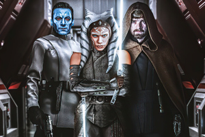 Ahsoka Star Wars Poster 4k