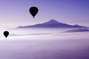 Air Balloon Mountains Landscape