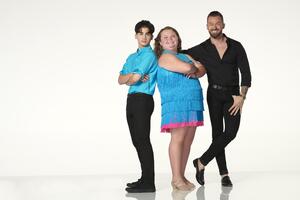 Alanna Thompson And Tristan Ianiero In In Dancing With The Stars Juniors (1360x768) Resolution Wallpaper