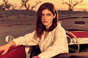 Alexandra Daddario Ft Tag Heuer 2025 (3840x2400) Resolution Wallpaper