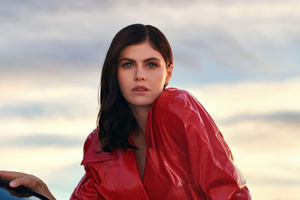 Alexandra Daddario X Tag Heuer 2025 (1600x900) Resolution Wallpaper