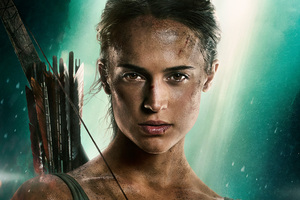 Alicia Vikander As Lara Croft In Tomb Raider 2018 Movie 4k (1400x900) Resolution Wallpaper