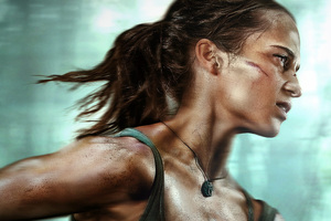 Alicia Vikander As Tomb Raider (2048x1152) Resolution Wallpaper