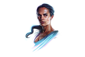 Alicia Vikander Lara Croft 4k (1600x900) Resolution Wallpaper
