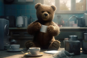 Alone Ted 4k (1360x768) Resolution Wallpaper