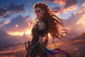 Aloy Horizon Forbidden West Ps5 2025 (1600x1200) Resolution Wallpaper