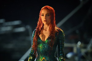 Amber Heard As Mera In Aquaman Wallpaper