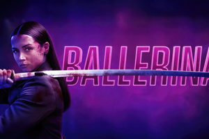 Ana De Armas As Eve Macarro In Ballerina 2025 (1400x1050) Resolution Wallpaper