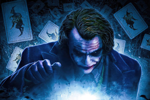 Anarchy In Gotham Joker (1336x768) Resolution Wallpaper
