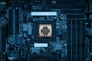 Android Circuit Board (320x240) Resolution Wallpaper