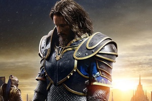 Anduin Lothar In Warcraft Movie (1360x768) Resolution Wallpaper