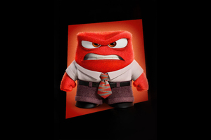 Anger In Inside Out 2 Movie 2024 8k (2560x1700) Resolution Wallpaper