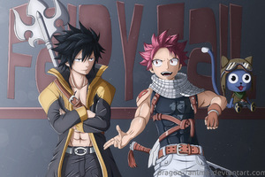Anime Fairy Tail (2560x1024) Resolution Wallpaper