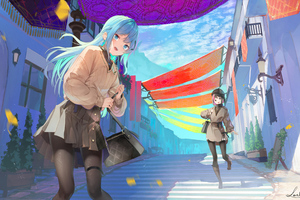 Anime Girl After School 4k Wallpaper
