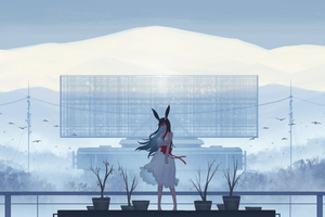 Anime Girl In White Dress