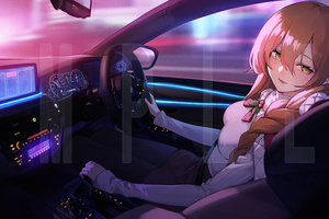 Anime Girl Relaxing Ride 4k