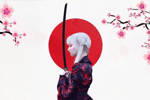 Anime Girl Samurai