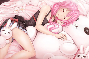 Anime Girl Sleeping Wallpaper