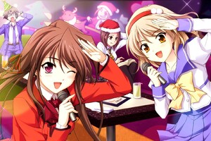 Anime Girls In School Uniform Wallpaper
