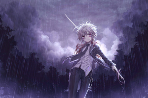 Anime Original Twilight Rain 4k