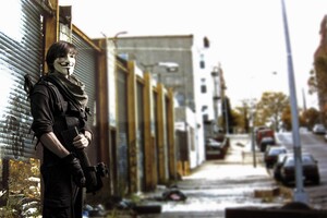 Anonymus Urban City Solider Warrior 4k Wallpaper