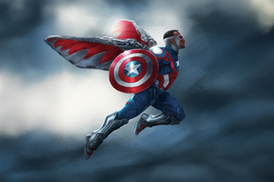 Anthony Mackie As Sam Wilson In Captain America Wallpaper